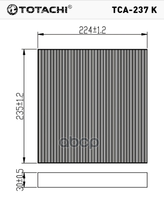 Totachi Фильтр  Tca-237k Ac-806ex 80292-Sfy-003 Cuk 2358 TOTACHI арт. TCA-237K