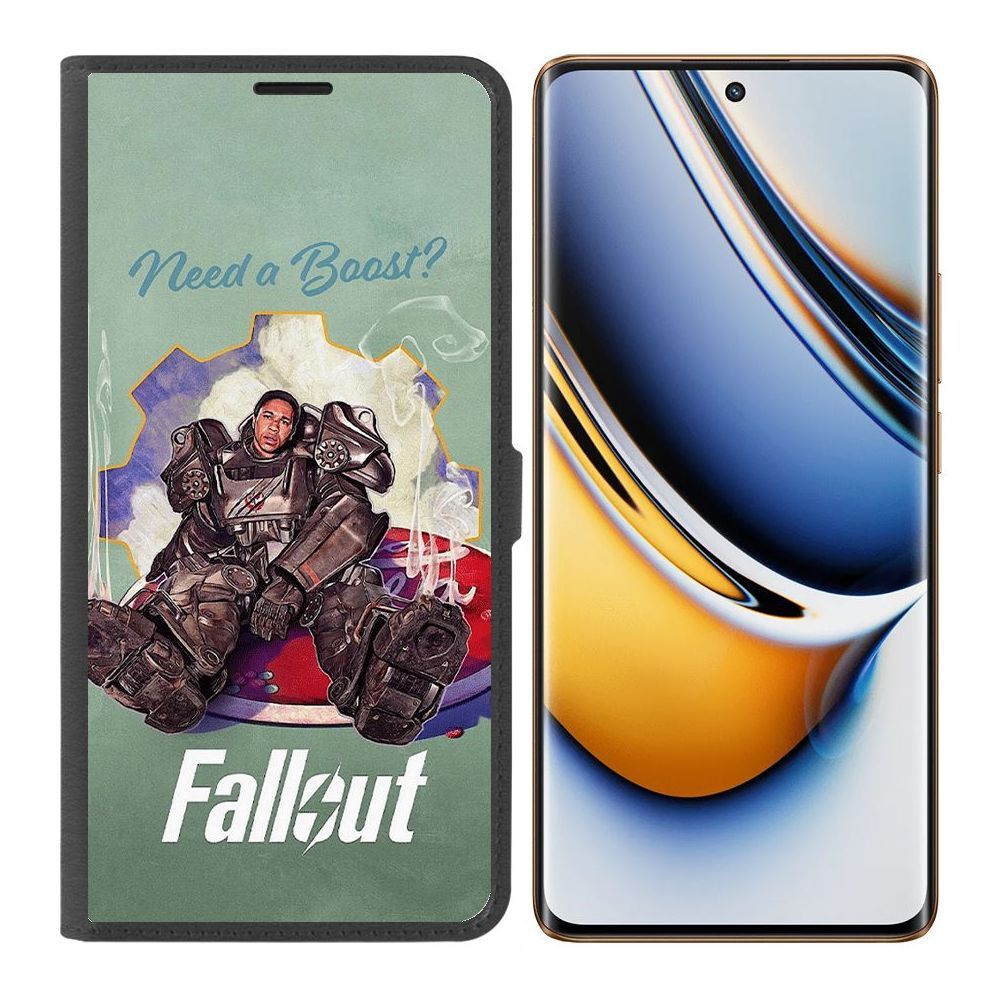 

Чехол-книжка Krutoff Eco Book для Realme 11 Pro+ Фоллаут (Fallout) - Нужно ускорение, Черный