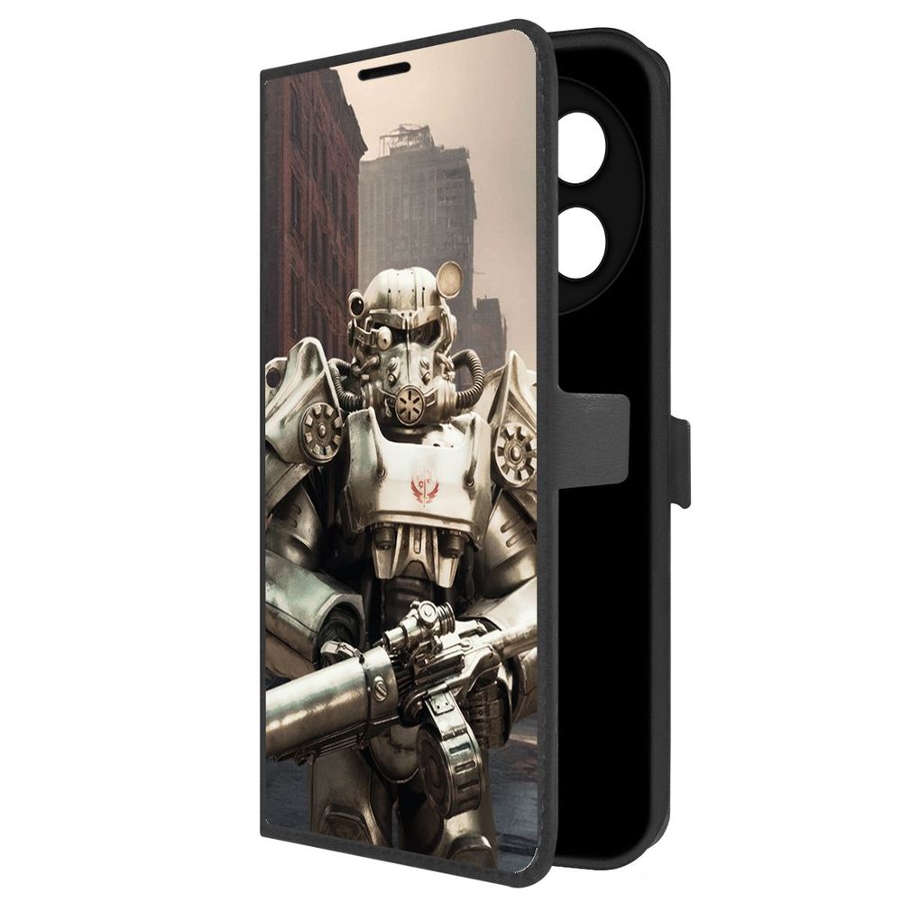 

Чехол-книжка Krutoff Eco Book для ITEL S24 Фоллаут (Fallout) - Рыцарь Братства (черный)