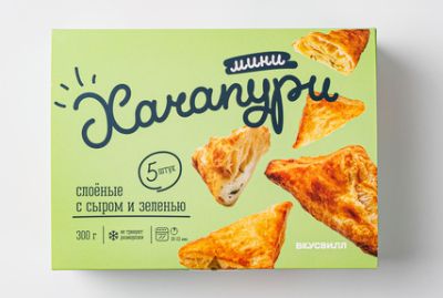 

Хачапури ВкусВилл с сыром и зеленью замороженные 300 г