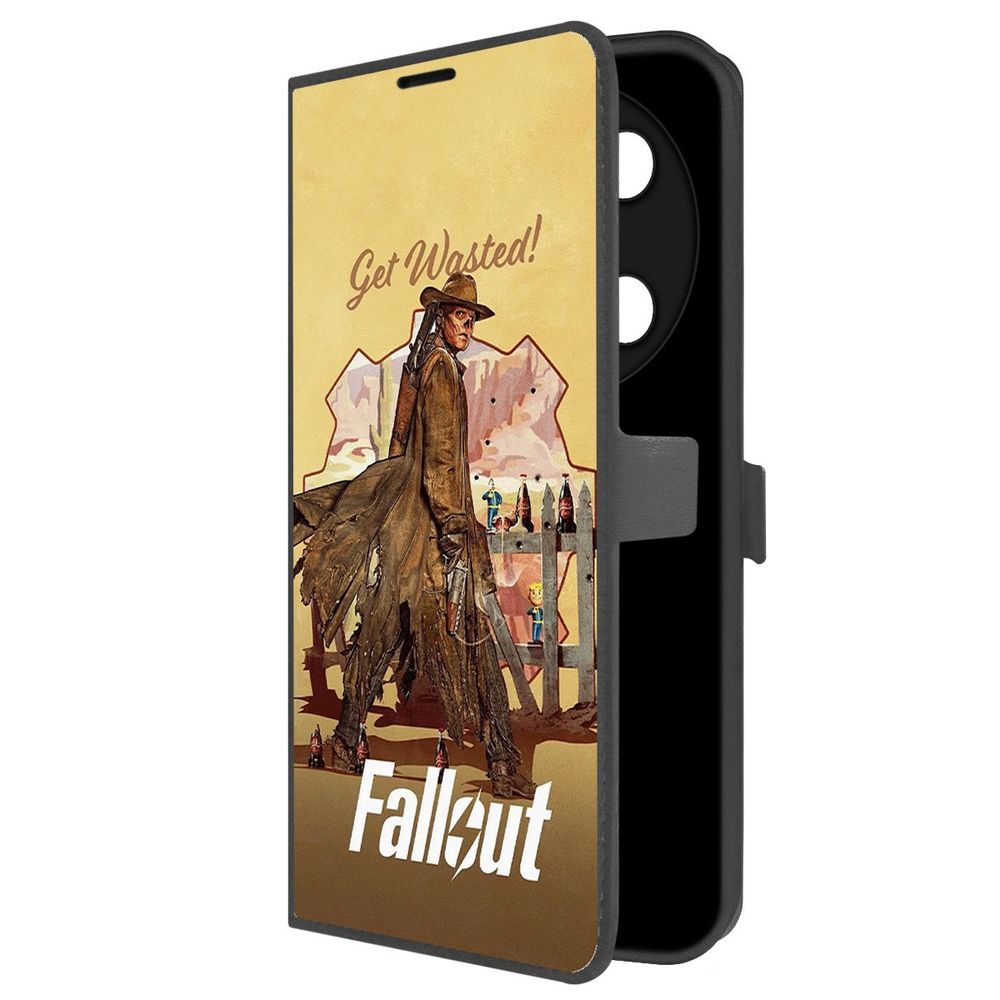 

Чехол-книжка Krutoff Eco Book для ITEL RS4 Фоллаут (Fallout) - Давай напьемся! (черный)