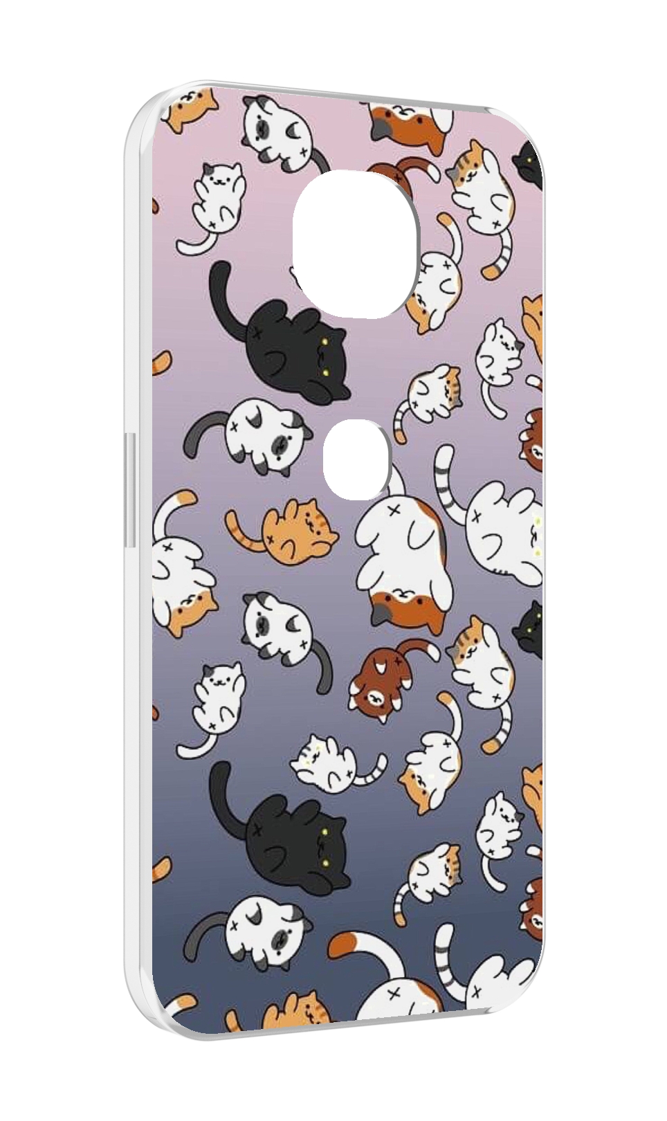 

Чехол MyPads Котики-летают для Motorola Moto G5S (XT1799-2), Прозрачный, Tocco