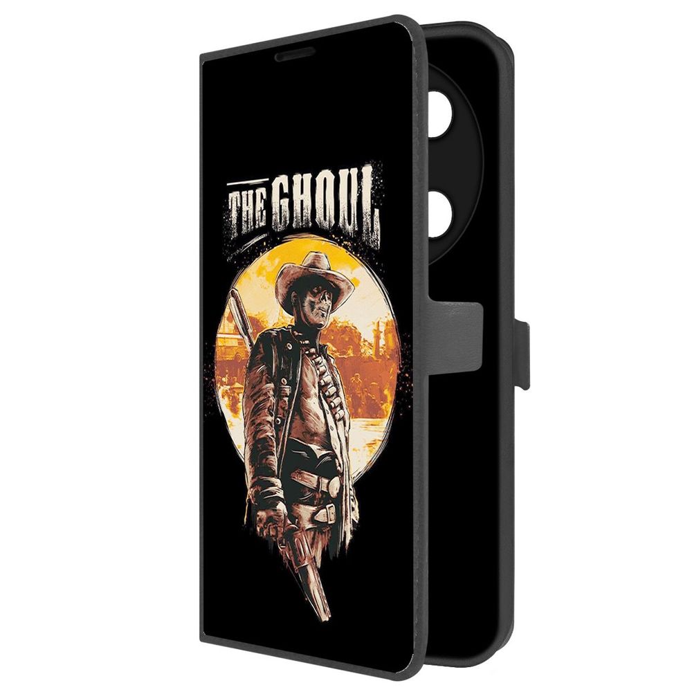 

Чехол-книжка Krutoff Eco Book для ITEL RS4 Фоллаут (Fallout) - Гуль (черный)