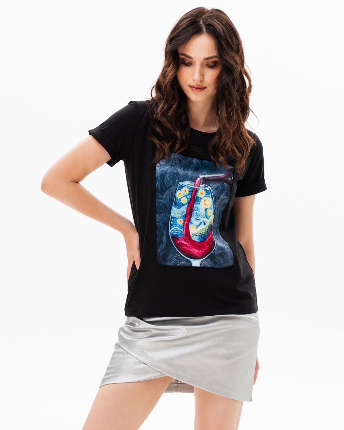 

Футболка женская SAHAR Art lab OFSK черная XS, Черный, OFSK