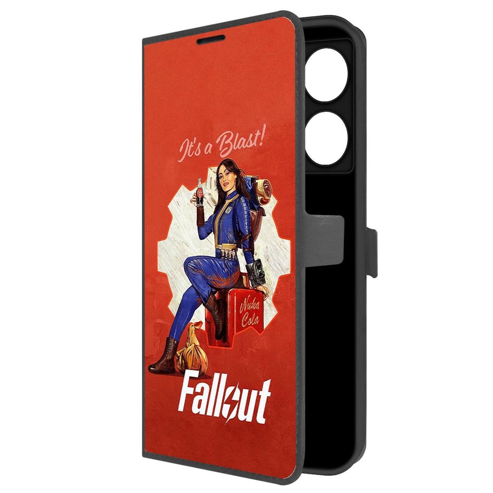 

Чехол-книжка Krutoff Eco Book для INFINIX Note 40 Фоллаут (Fallout) - Это взрыв! (черный)