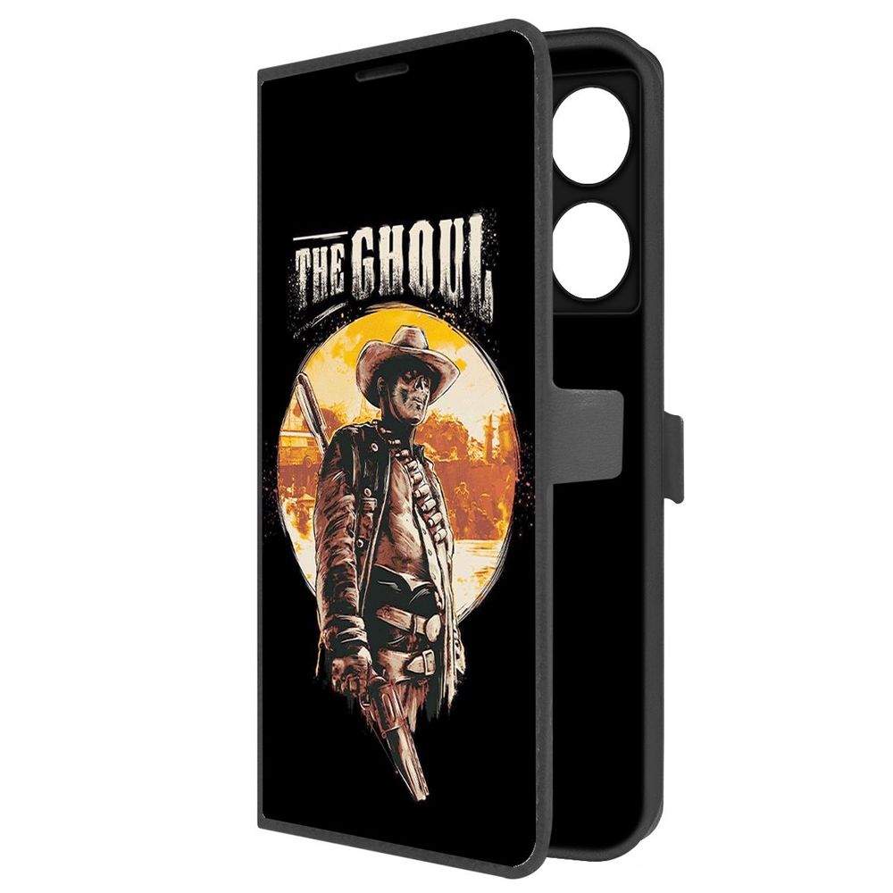 

Чехол-книжка Krutoff Eco Book для INFINIX Note 40 Фоллаут (Fallout) - Гуль (черный)