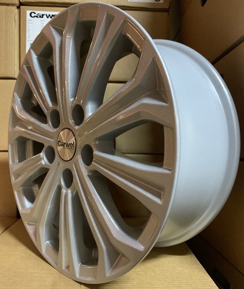

Колесный диск Carwel Кудро 1610 (SLT) 6.5xR16 ET46 5*112 D57.1, Серебристый