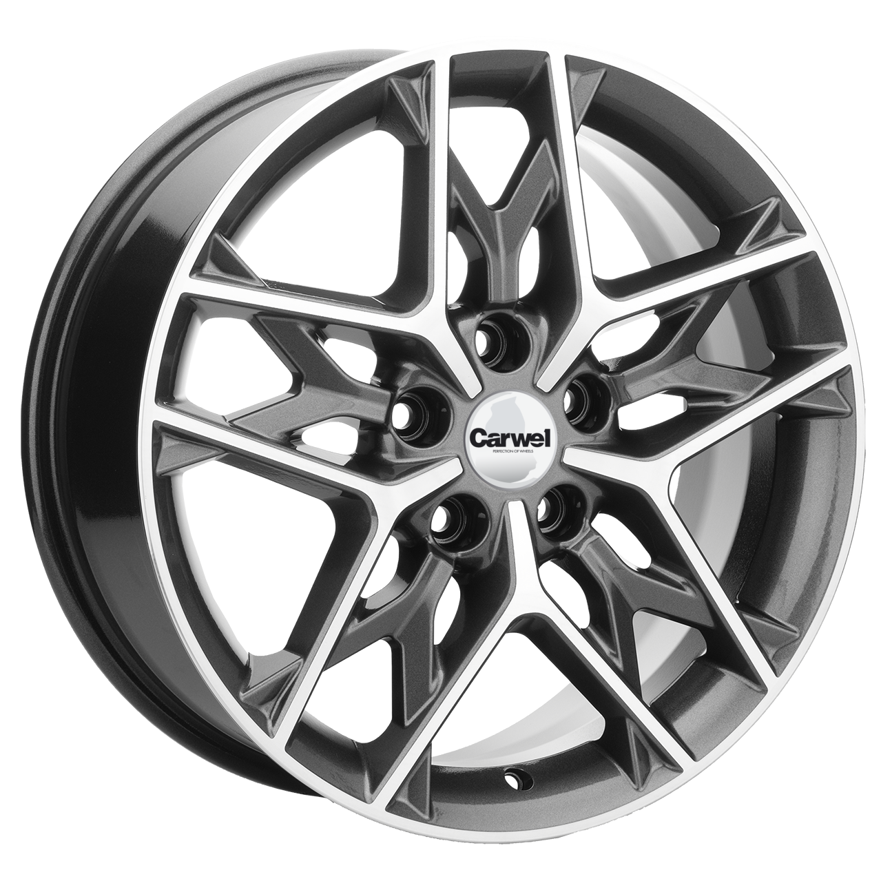 

Колесный диск Carwel Сошно 1709 (AGR) 7xR17 ET49 5*112 D57.1, Серый;серебристый