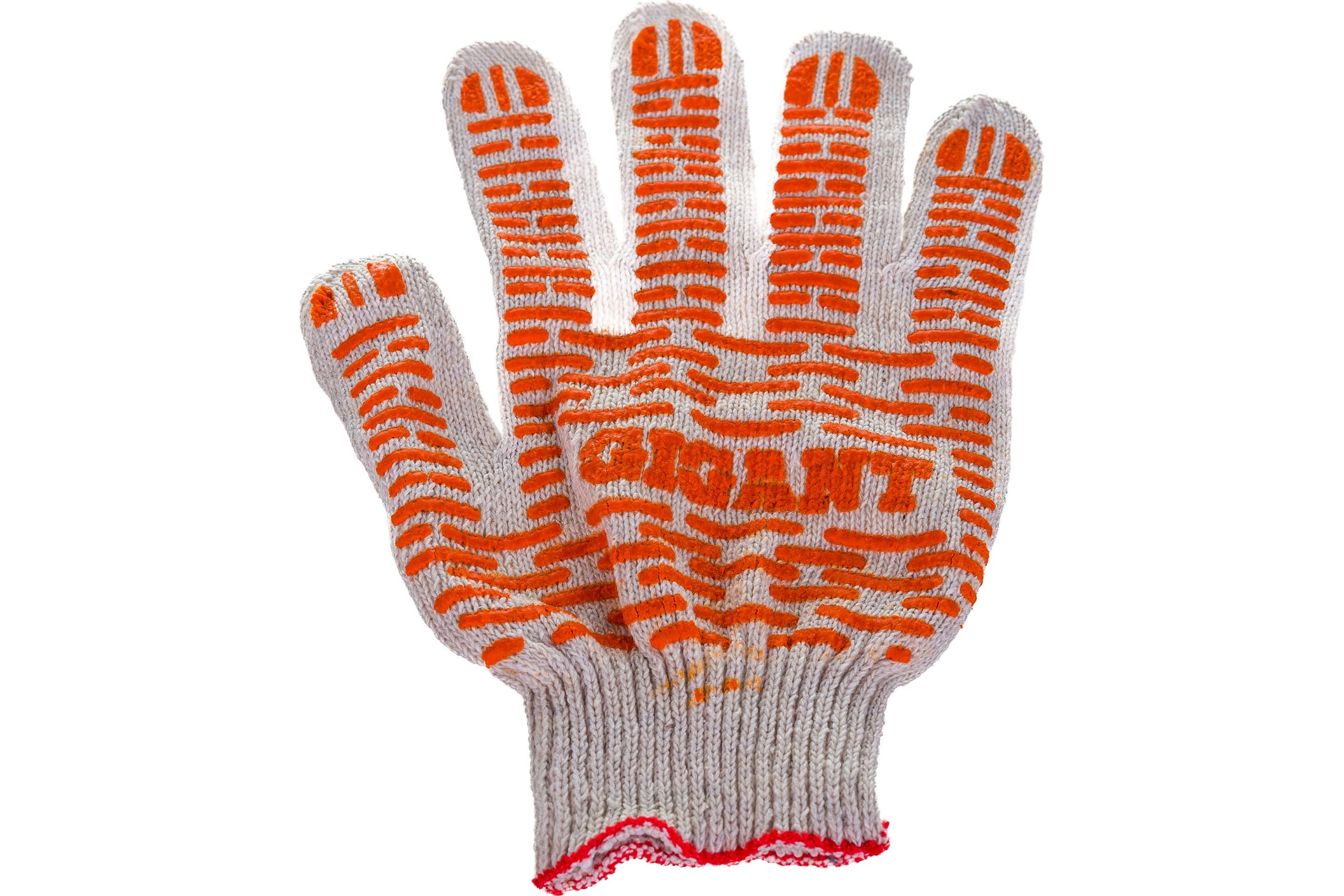 Перчатки защитные трикотаж. б/ ПВХ 4 нити 30г 10класс 500пар/уп, 678212_ДКП защитные улучшенные перчатки s gloves