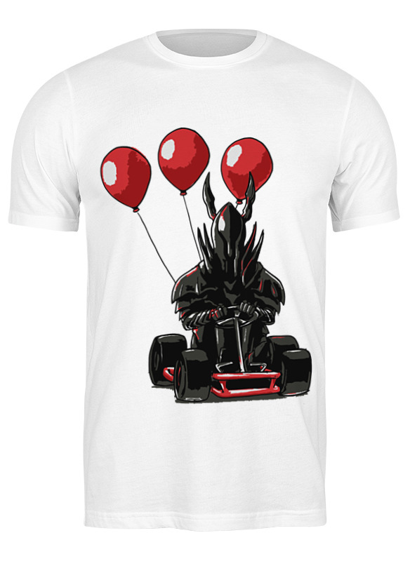 

Футболка мужская Printio Black knight белая S, Белый, Black knight