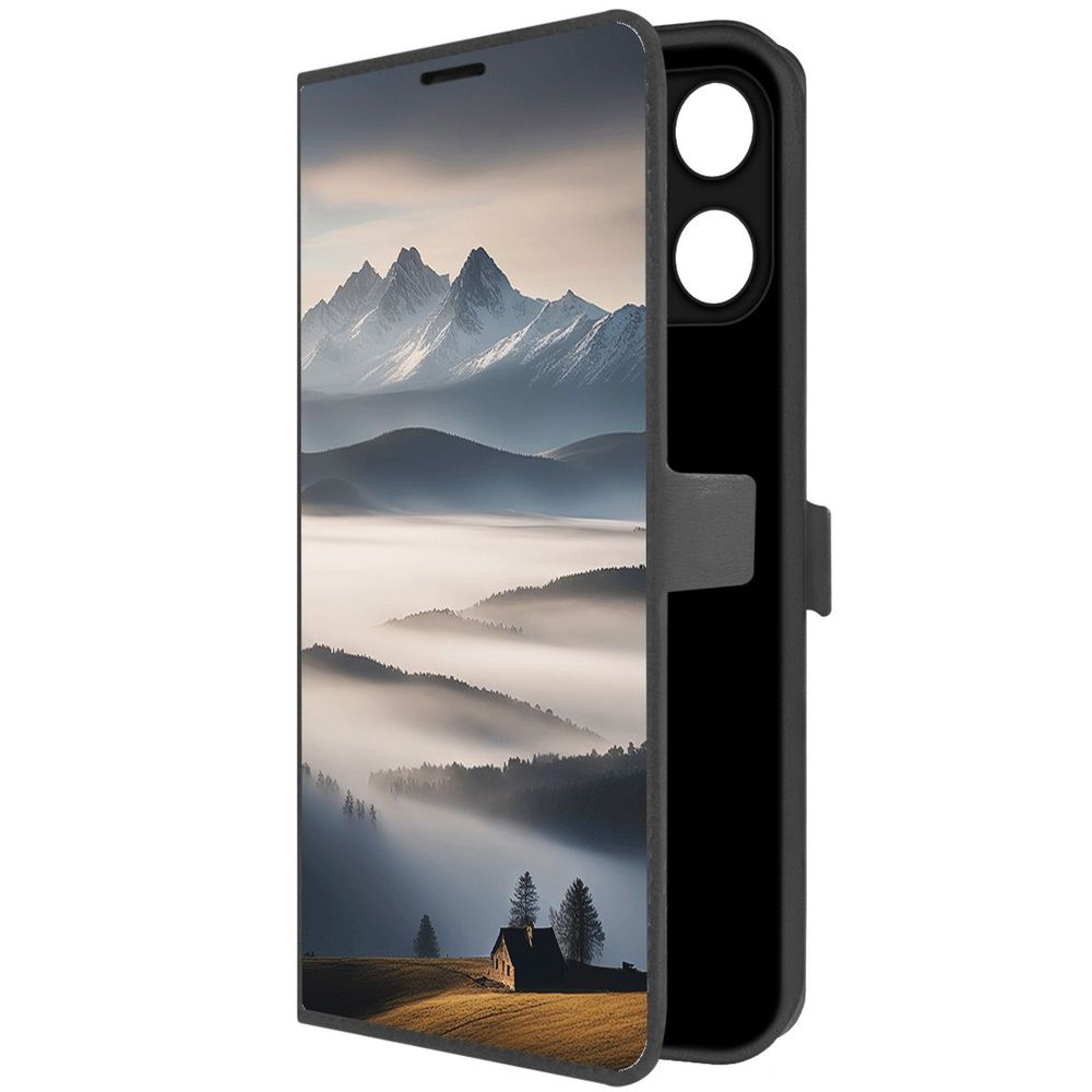 

Чехол-книжка Krutoff Eco Book для Xiaomi Poco M6 Pro 5G Туман (черный)