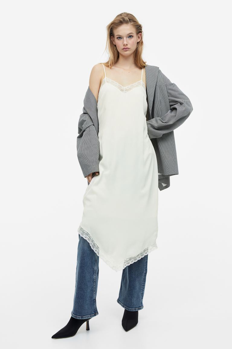 

Платье женское H&M 1173425002 белое XS, Белый, 1173425002