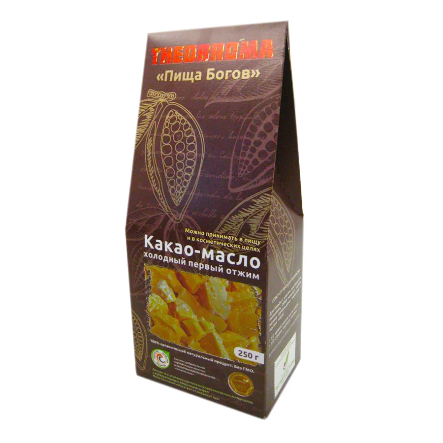 фото Какао масло theobroma пища богов натуральное 250 г