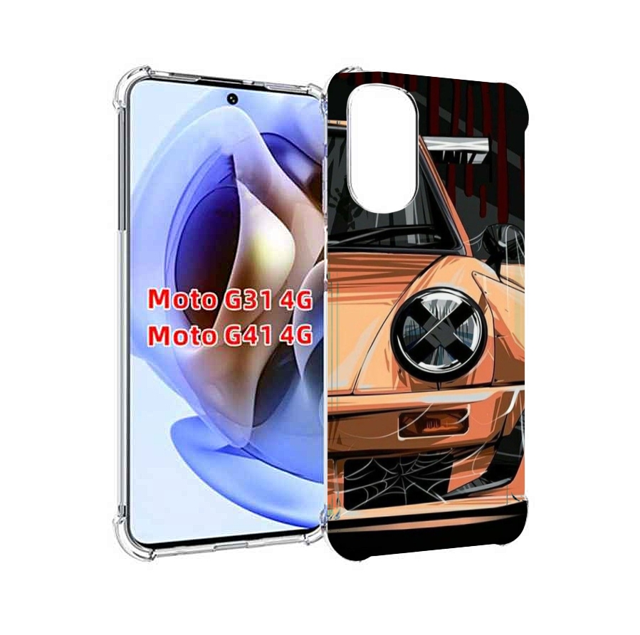 

Чехол Mypads Порш Мужской Для Motorola Moto G31 4G/G41 4G, Прозрачный, Tocco