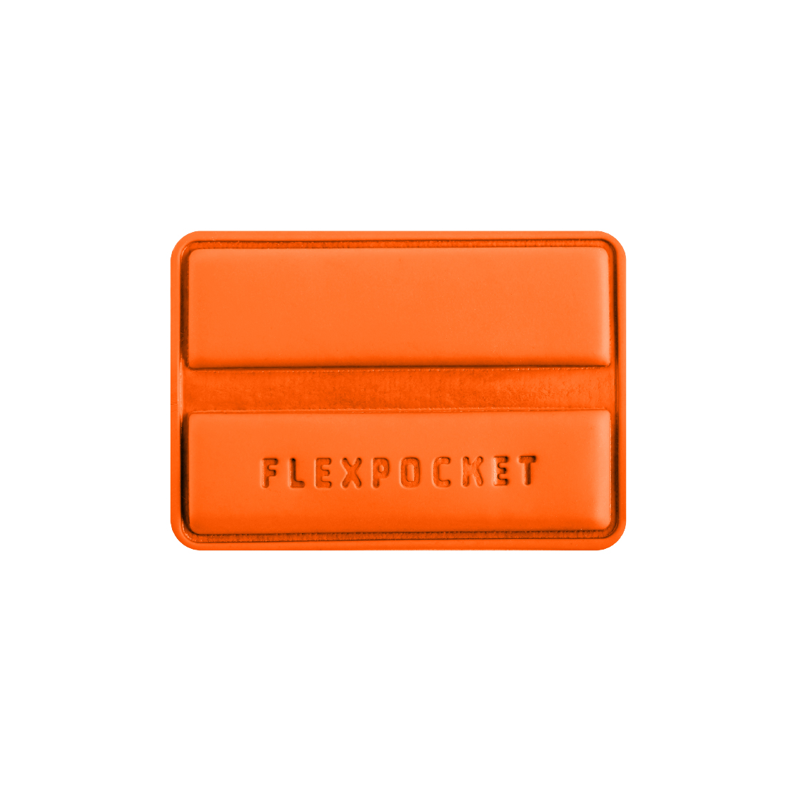 Комплект 3 магнитных держателя закладок для книг из экокожи, FlexPocket, цвет оранжевый