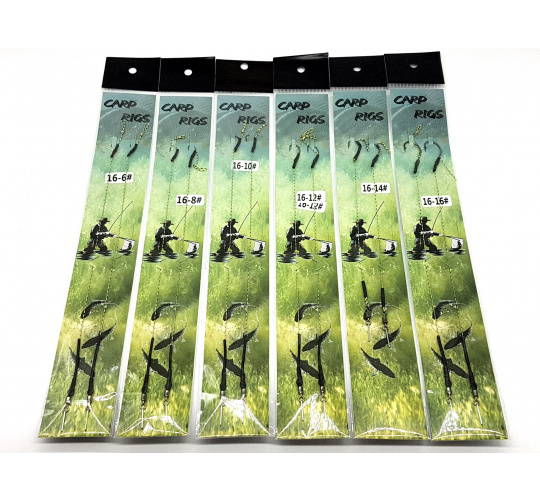

Carp Line Готовая оснастка Carp Rigs Hook 6
