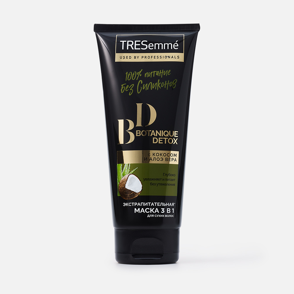 Маска для волос TRESemme Botanique Detox питательная, с кокосом и алоэ вера 200 мл