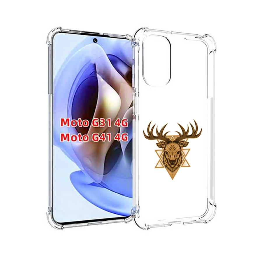 

Чехол MyPads Олень для Motorola Moto G31 4G / G41 4G, Прозрачный, Tocco