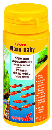 Корм для рыб Sera Vipan baby, гранулы, 50 мл