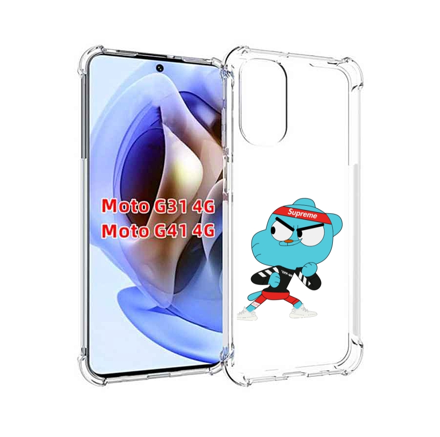

Чехол MyPads Модный-Гамбол для Motorola Moto G31 4G / G41 4G, Прозрачный, Tocco