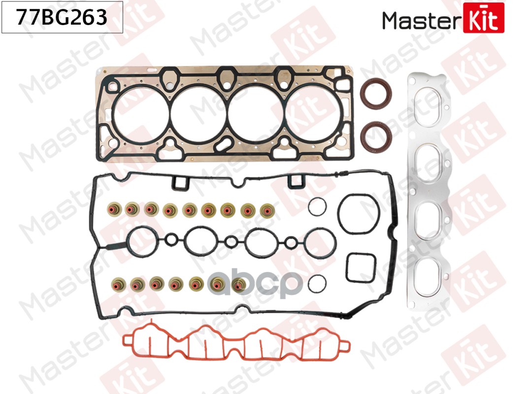 

MASTERKIT 77BG263 к-кт прокладок ГБЦ OPEL A16XER 77BG263 1шт