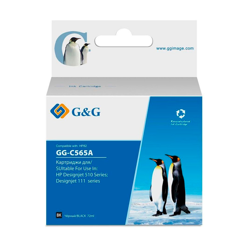 

Картридж для струйного принтера G&G (GG-C565A) черный, совместимый
