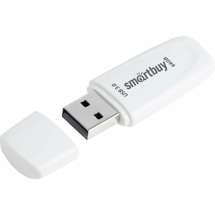 

Флешка Smartbuy 064GB3SCK, 64 Гб, USB3.0, чт до 100 Мб/с, зап до 40 Мб/с, Black