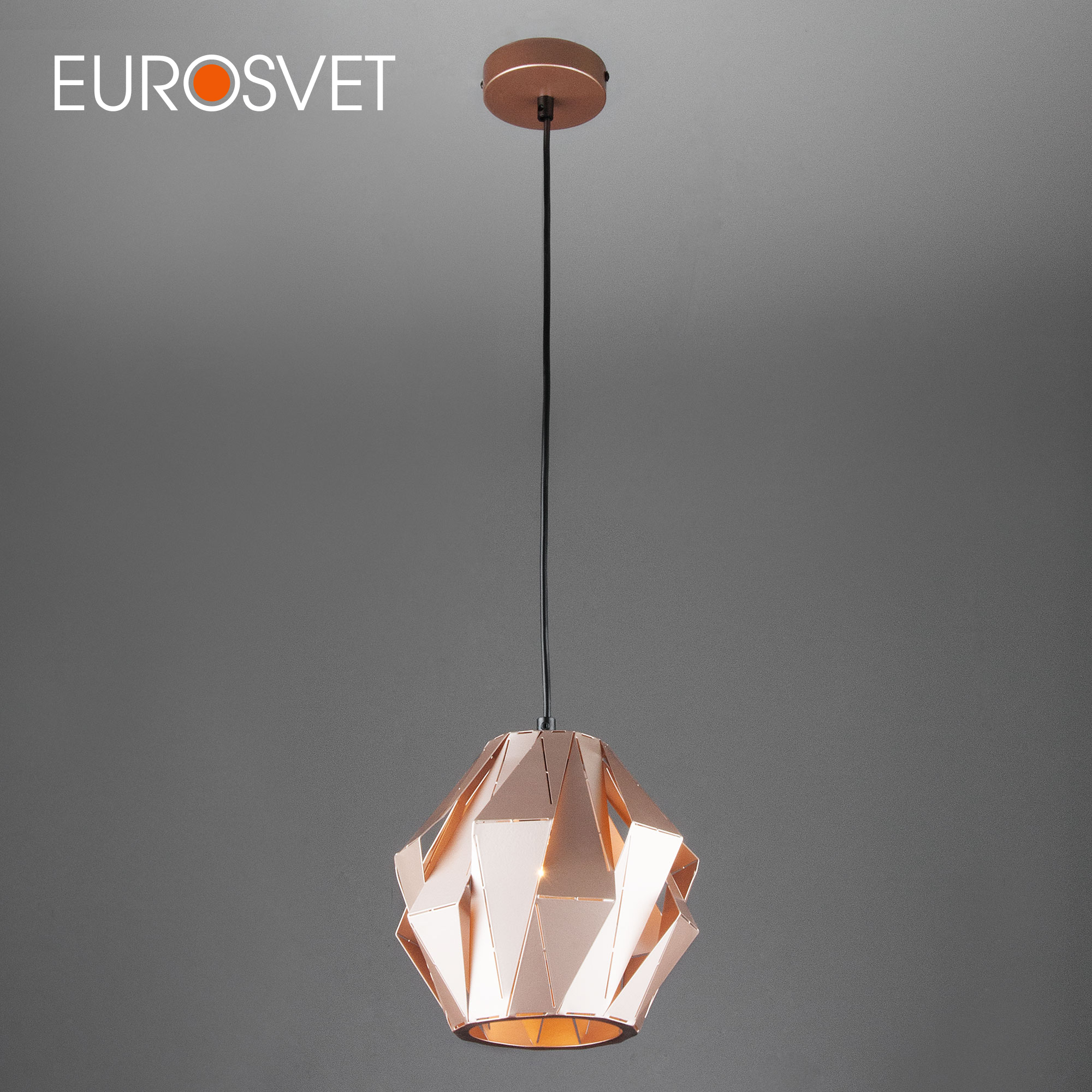 

Подвесной светильник Eurosvet Moire 50137/1 золотой