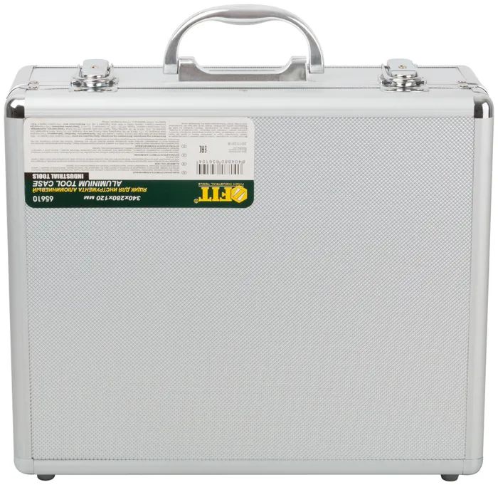 

Ящик для инструмента алюминиевый (34 x 28 x 12 см) FIT 65610, Серый
