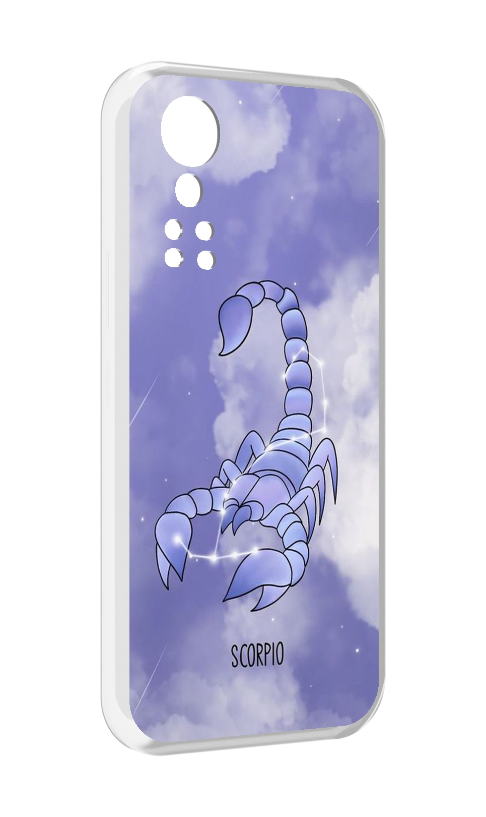 

Чехол MyPads знак зодиака скорпион 2 для ZTE Axon 30 5G / Axon 30S, Прозрачный, Tocco