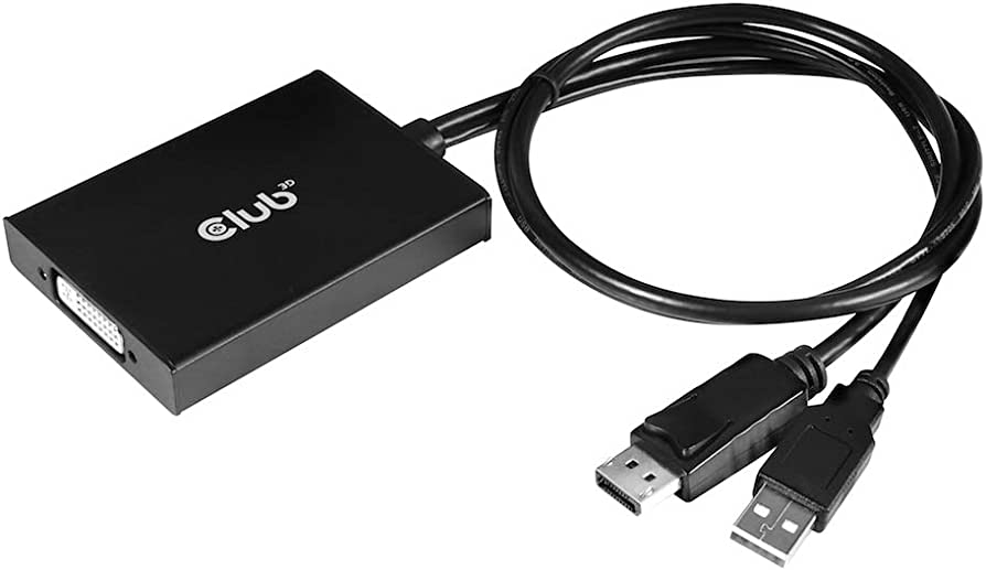 

Адаптер Club 3D DisplayPort - DVI DVI м CAC-1010, Черный, 8719214471361