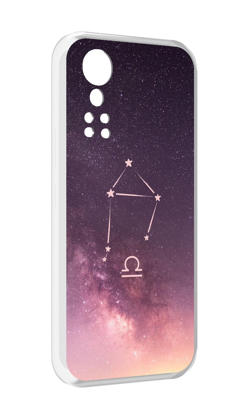 

Чехол MyPads знак зодиака весы 4 для ZTE Axon 30 5G / Axon 30S, Прозрачный, Tocco