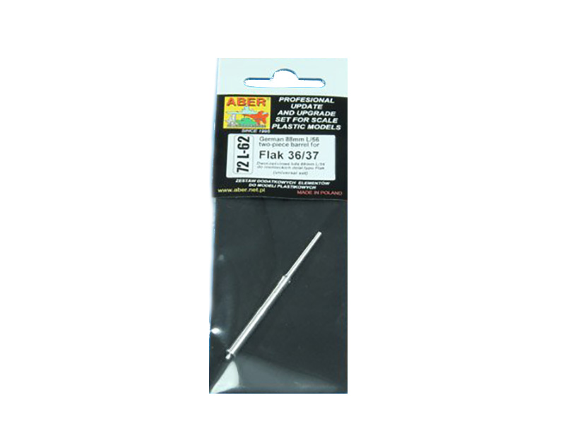 

72 L-62 Aber 1/72 German 88mm L/56 two-piece barrel for Flak 36/37, 72 L-62