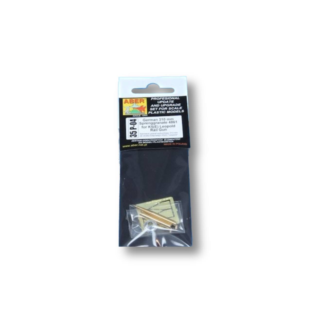 

35 P-04 Aber 1/35 German 310 mm Sprenggranate 4861 for K5(E) Leopold Rail Gun, Однотонный, 35 P-04