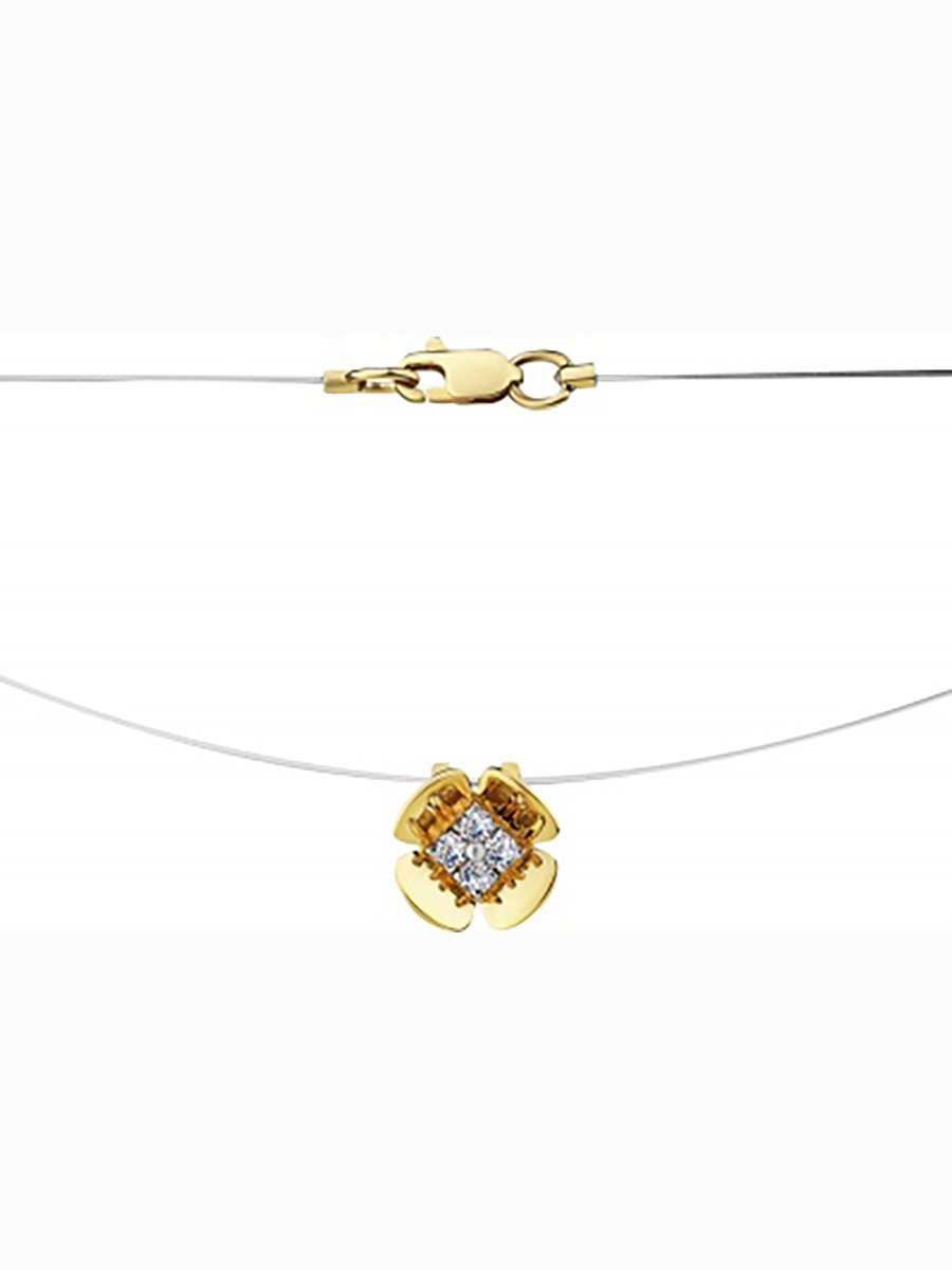 

Колье из жёлтого золота с 4 фианитами 43 см Master Brilliant 4000005, 4000005