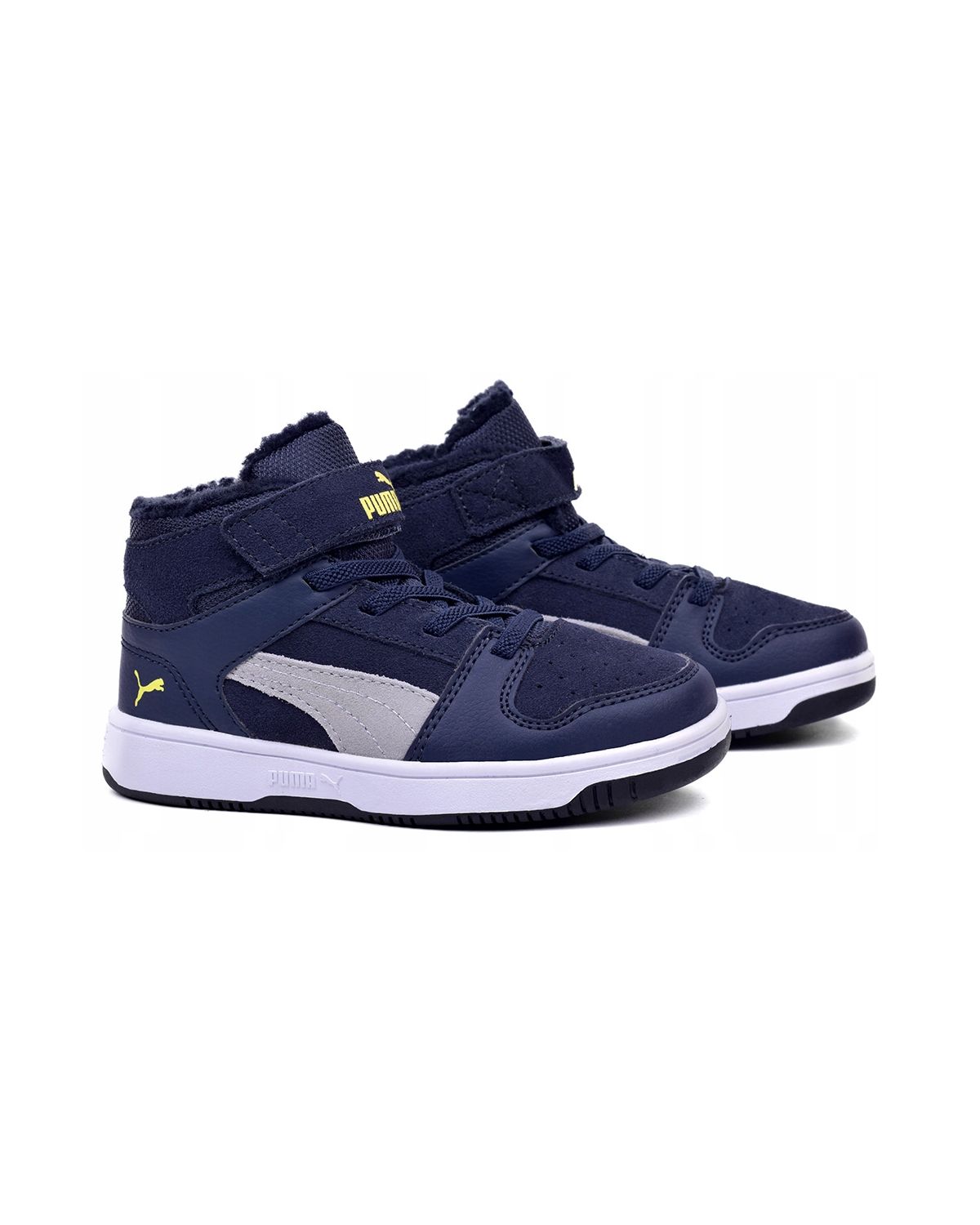 Кроссовки для мальчиков PUMA Rebound Layup Fur SD V PS 37049803 синие 32 EU 12896₽