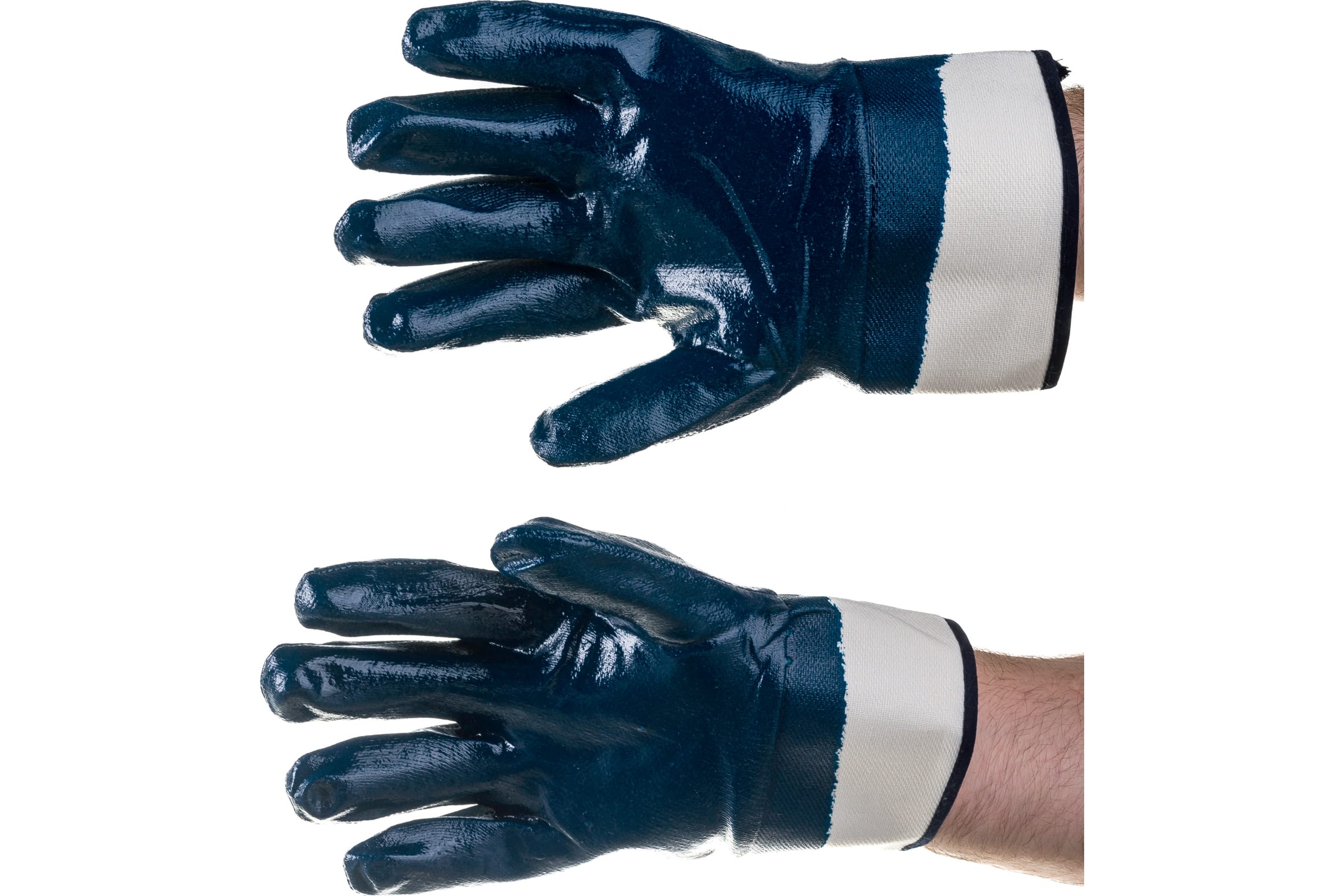 Перчатки защитные неполное нитриловое покрытие крага рабочие перчатки truper