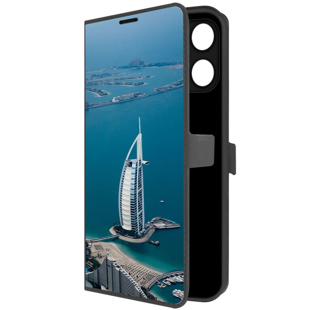 

Чехол-книжка Krutoff Eco Book для Xiaomi Poco M6 Pro 5G ОАЭ, Бурдж-эль-Араб (черный)