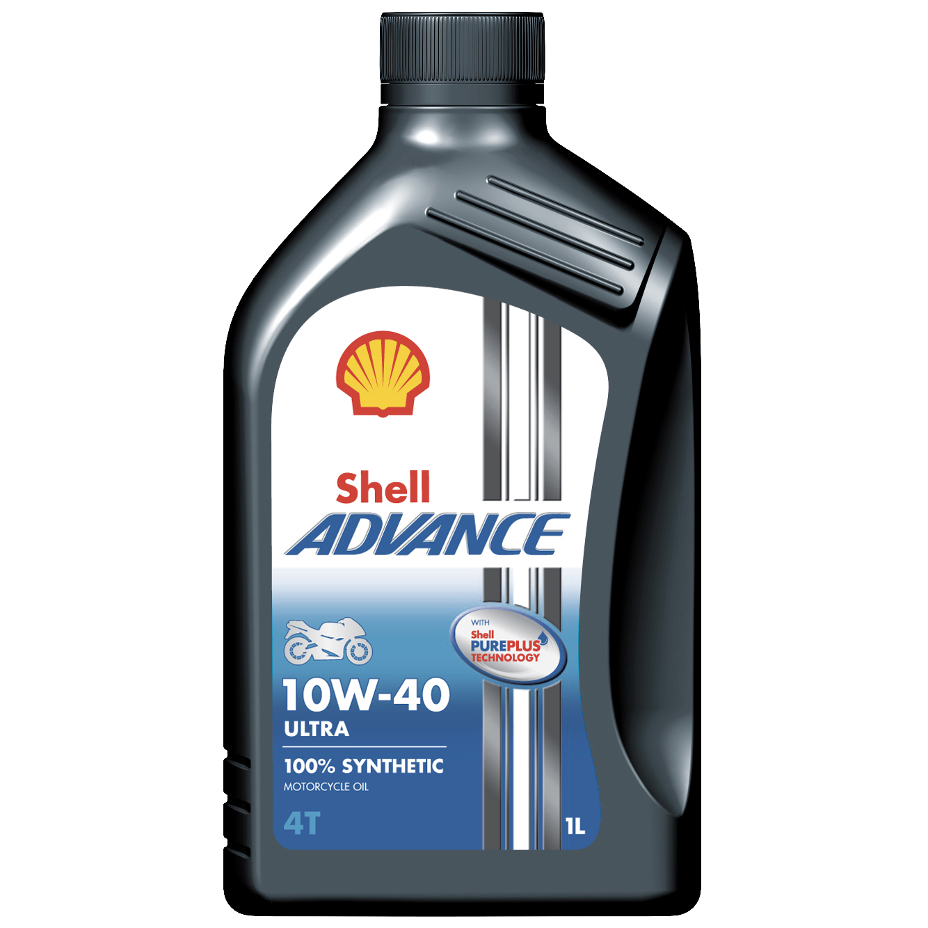 фото Shell 550053785 масло для 4-х тактных двигателей shell advance 4t ultra 10w-40 1l