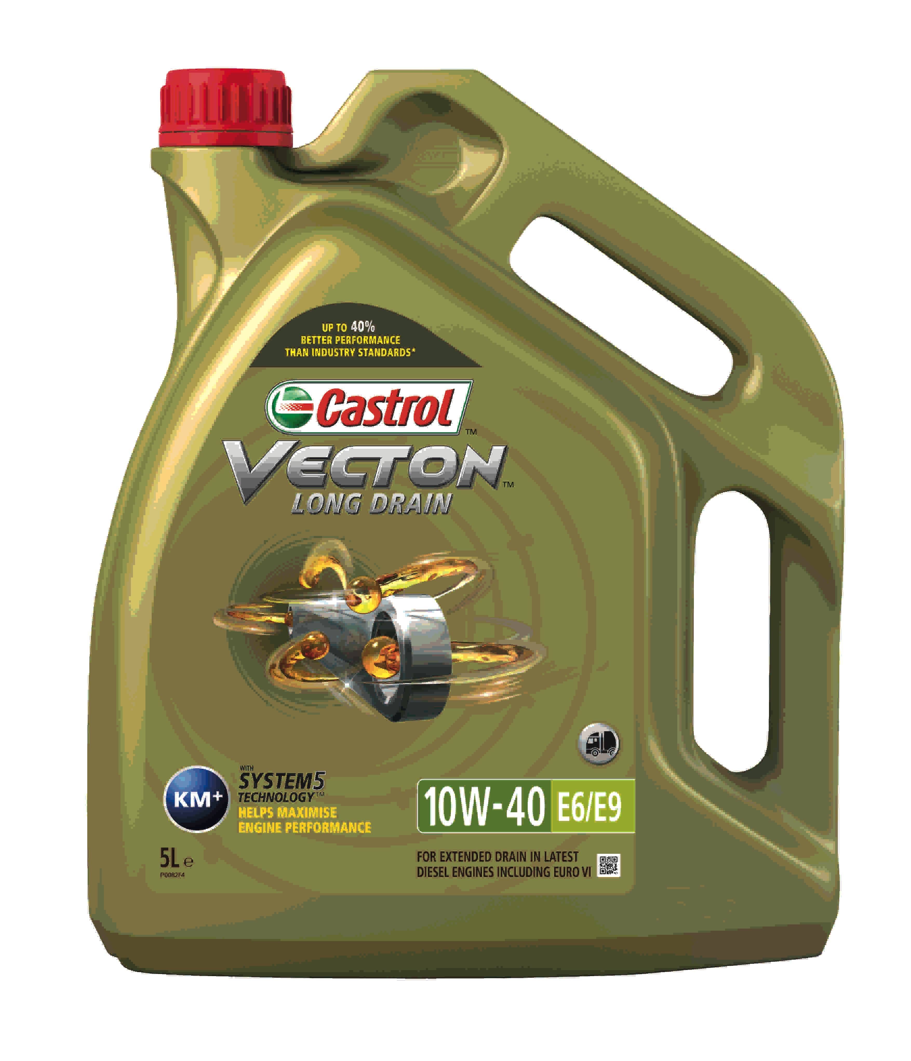 фото Моторное масло castrol vecton long drain e6/e9 15b34e 10w40 5 л