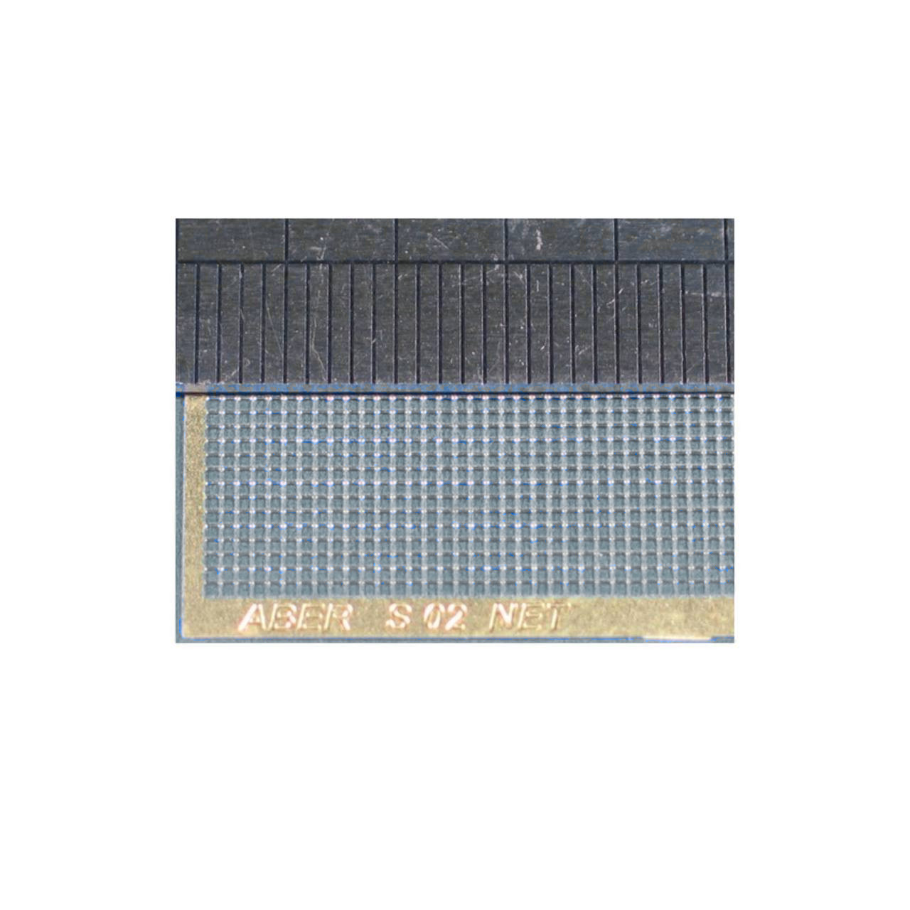 

S02 Aber Nets and drilled plates 80x45 mm, Однотонный, S02