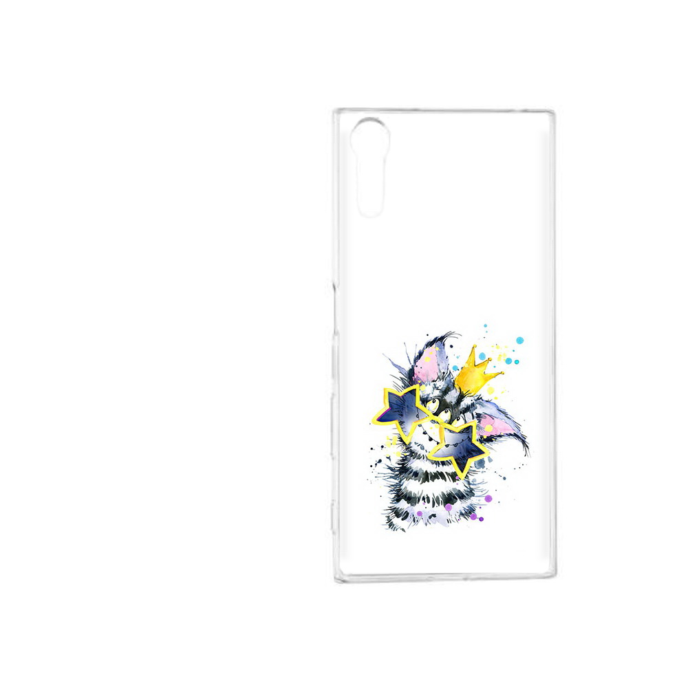 

Чехол MyPads Tocco для Sony Xperia XZ Мартовский Нуся, Прозрачный, Tocco