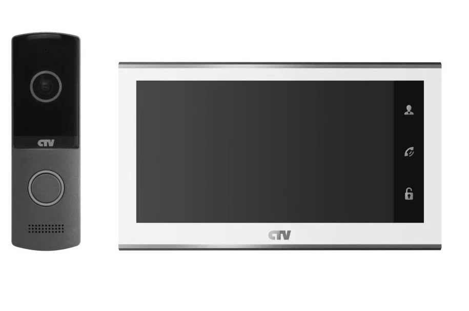 Комплект видеодомофона CTV-DP2702MD W белый