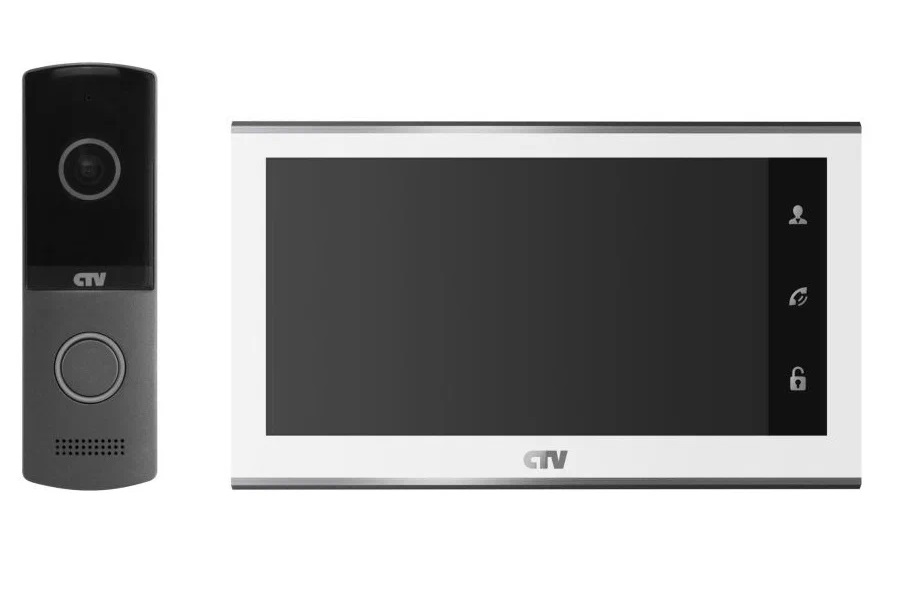 

Комплект видеодомофона CTV-DP2702MD W белый