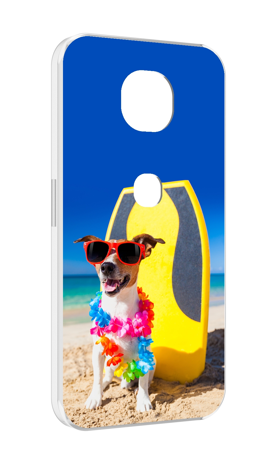 Чехол MyPads Гавайская-собака для Motorola Moto G5S (XT1799-2)