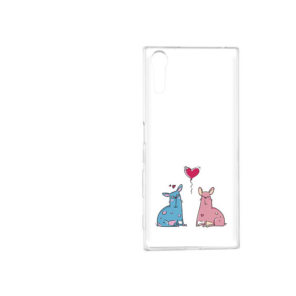 

Чехол MyPads Tocco для Sony Xperia XZ Лама любовь, Прозрачный, Tocco