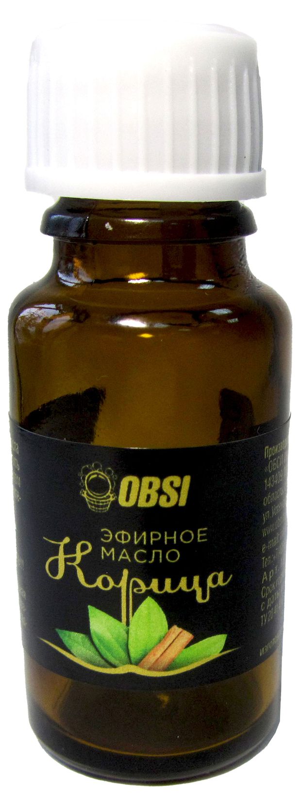 Масло для ванны Obsi Корица, тонизирующее, 15 мл