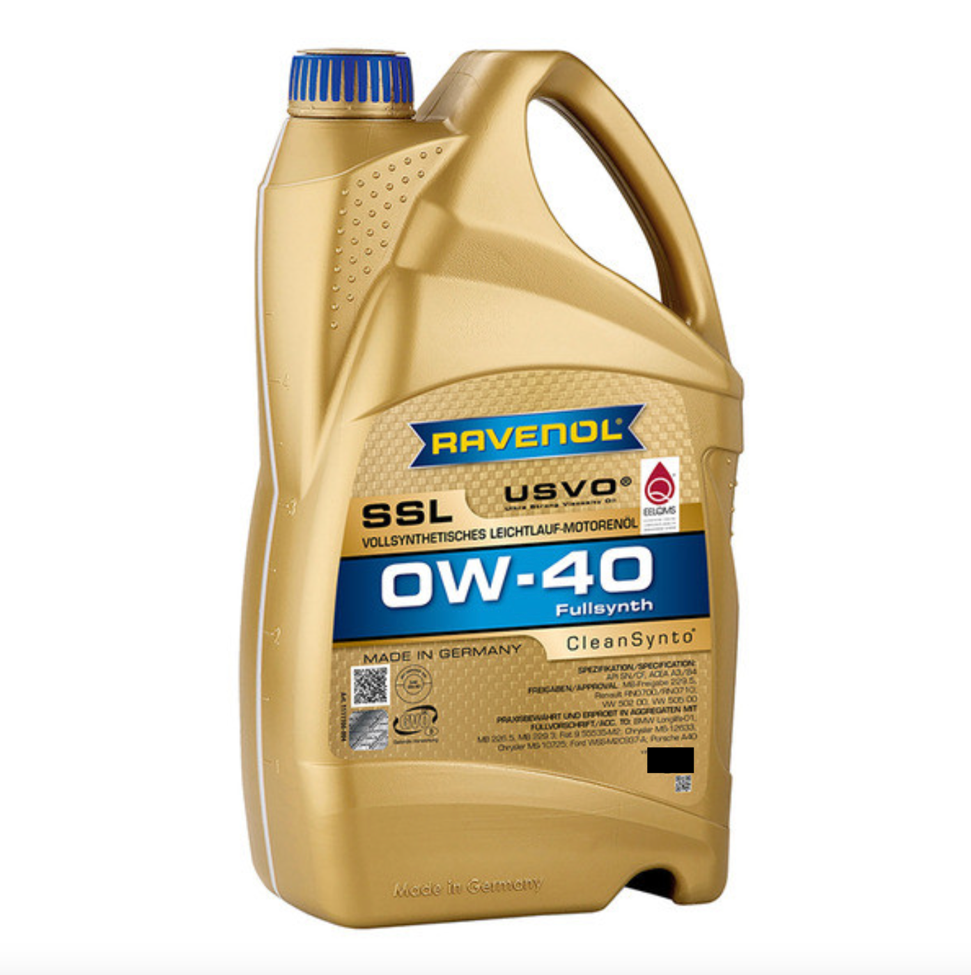 

Моторное масло Ravenol Sae Super Synthetik Oel Ssl 0W40 5л
