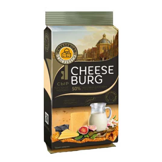 

Сыр полутвердый КМЗ Cheeseburg 50% БЗМЖ 200 г