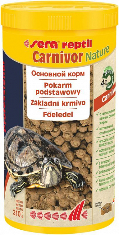 Корм для рептилий Sera Reptil Professional Carnivor, 1 л